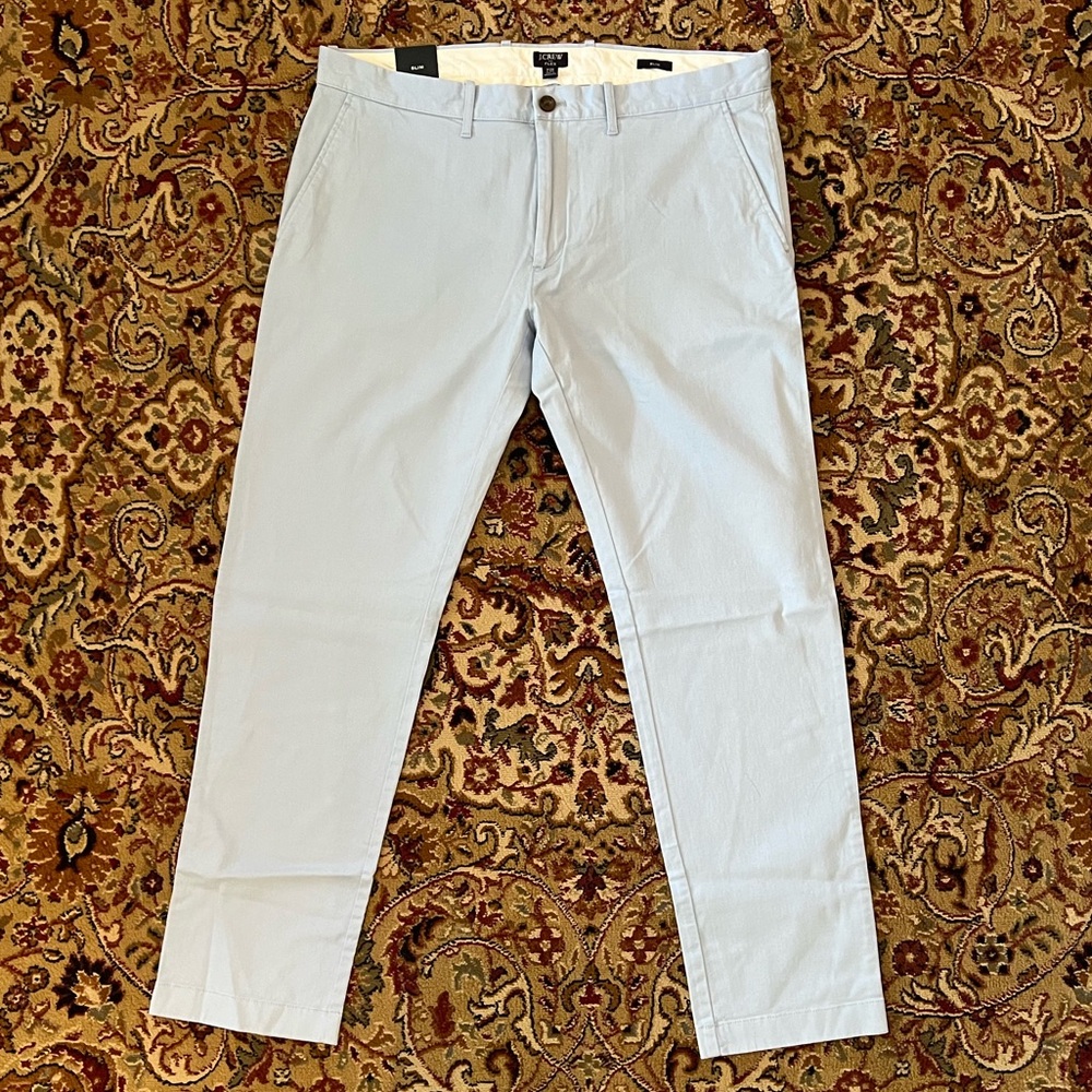 J Crew Pants. Flex.  Slim. 36x32.  NWT.